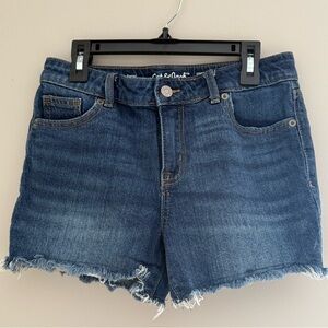 Denim Blue Girls Shorts
